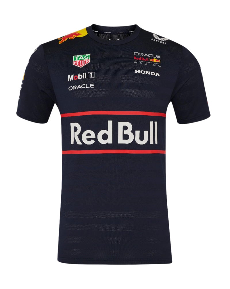 Castore Red Bull Racing F1 Men's 2025 Team T-Shirt (4XL) Navy - Image 2