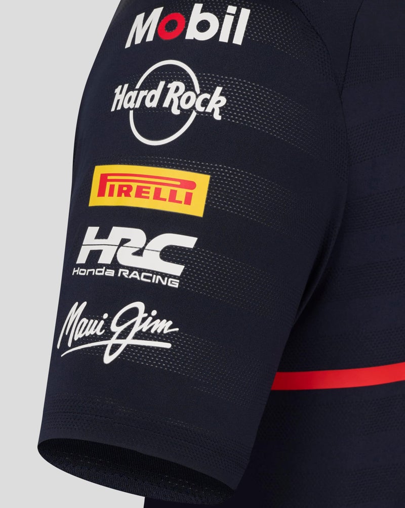 Castore Red Bull Racing F1 Men's 2025 Team T-Shirt (4XL) Navy - Image 5