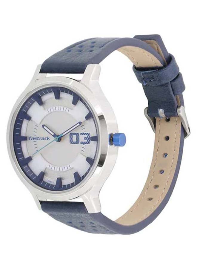 fastrack Men Leather Analog Watch 6166SL01 - Image 2