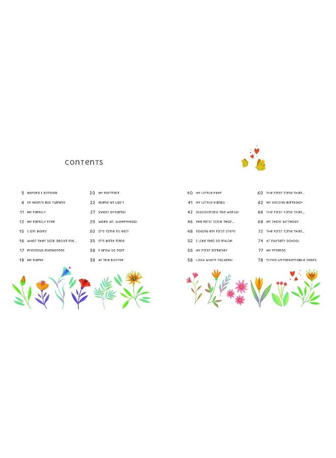 Me and My Baby Rattle: My First Three Years Record Book  - Image 2