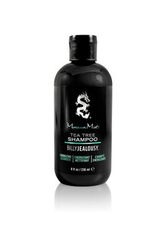 Billy Jealousy Billy Jealousy Monsoon Mist Tea Tree Energizing Men's Shampoo with Peppermint & Rosemary, Removes Oil Build-up and Soothes Scalp Itch & Irritation, 8 Oz.  - Image 1