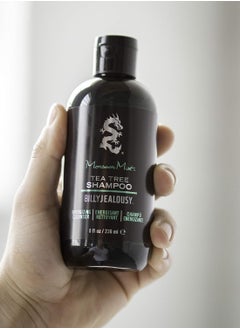 Billy Jealousy Billy Jealousy Monsoon Mist Tea Tree Energizing Men's Shampoo with Peppermint & Rosemary, Removes Oil Build-up and Soothes Scalp Itch & Irritation, 8 Oz.  - Image 3