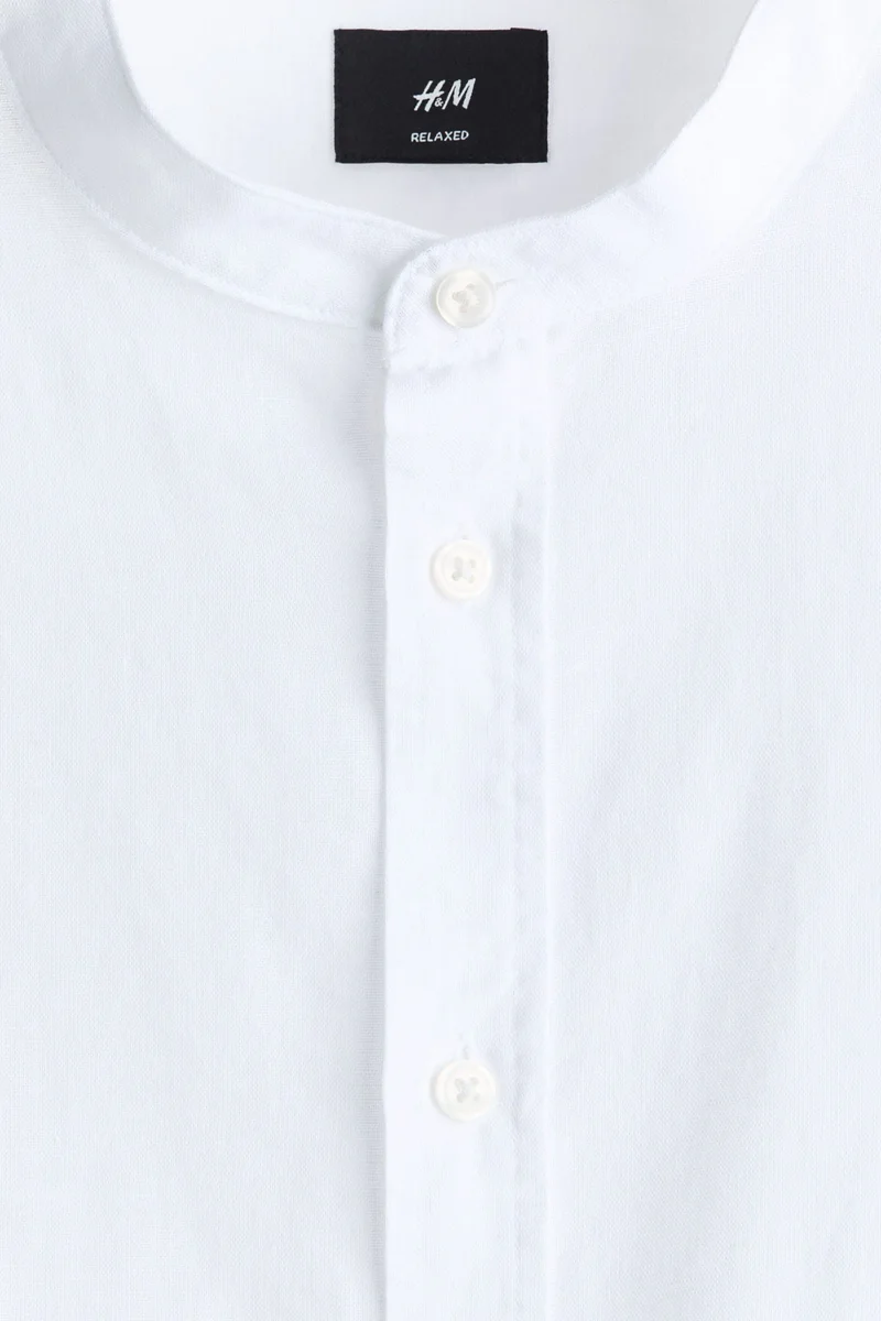 H&M Relaxed Fit Linen-blend shirt