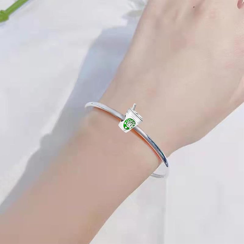 TGLS Coffee Cup Charm for Coffee Lover Bead Compatible With Pandora Bracelets - Image 4