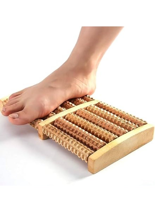 أدوات مساج خشبية طبيعية للجسم, الوجه, العضلات والارجل - بكرات تدليك ومحاربة السيلوليت (أشكال متعددة) - Image 2