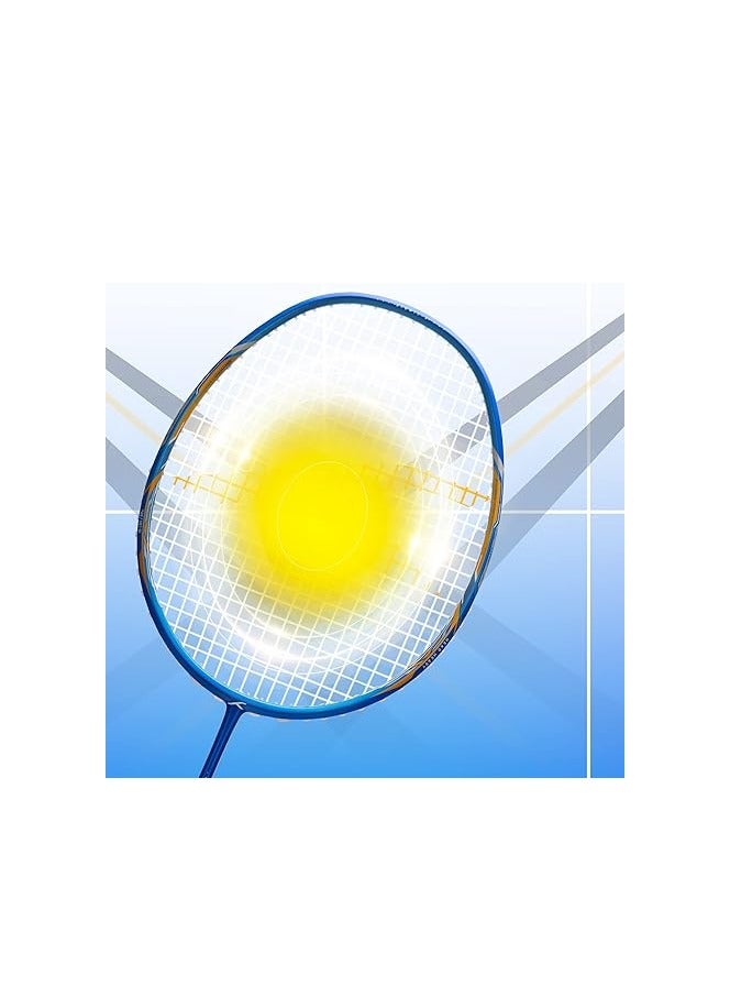 Li-Ning Air Force 79 G3 Carbon Graphite Badminton Racquet – Unstrung, Lightweight Aerodynamic Design with Free Full-Cover (Charcoal/Grey/Blue)