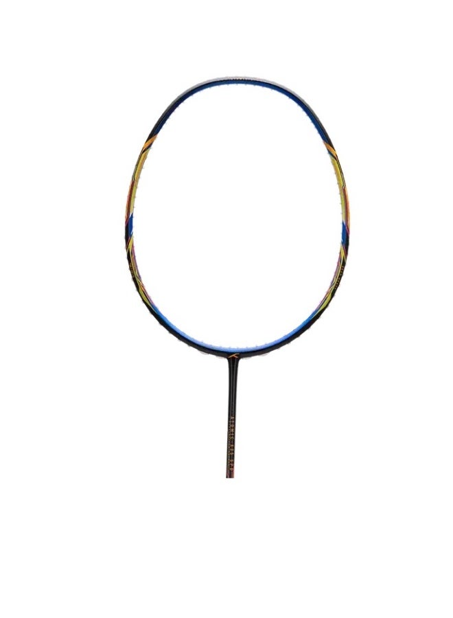 Hundred HUNDRED Atomic X 35 SPD Carbon Fibre Strung Badminton Racket with Full Racket Cover for Intermediate Players ( Black/Blue) - Premium Badminton Racquets for Performance, Durability and Everyday Use - Image 1