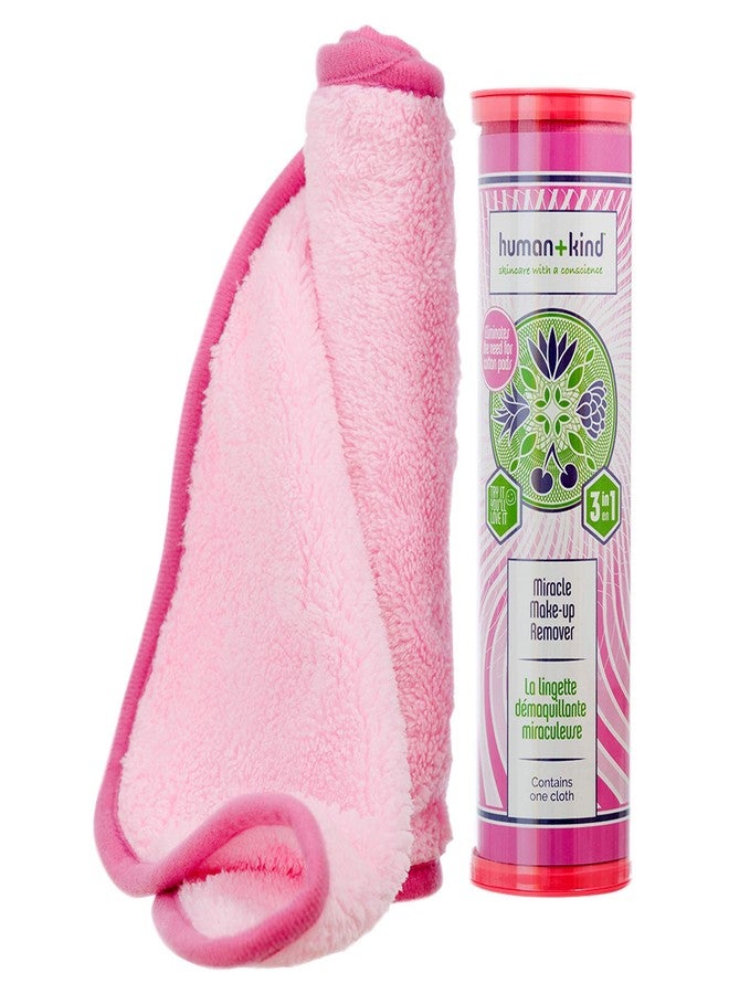 human kind Human+Kind Miracle Makeup Remover - Super Soft, Washable Makeup Cleanser Towel and Skin Exfoliator - Sustainable Alternative to Disposable Makeup Wipes - Lasts Up To 1,000 Washes - 1 pc - Image 1