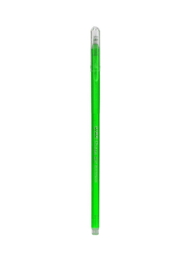 Linc Ocean Classic 0.55mm Gel Pen | Green Ink | Set Of 10 - Image 3