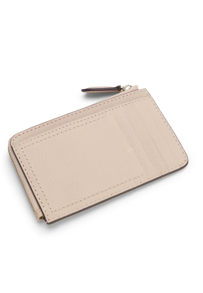 BOSS Open Red Grained-leather card holder with logo lettering for Women | Best Price UAE