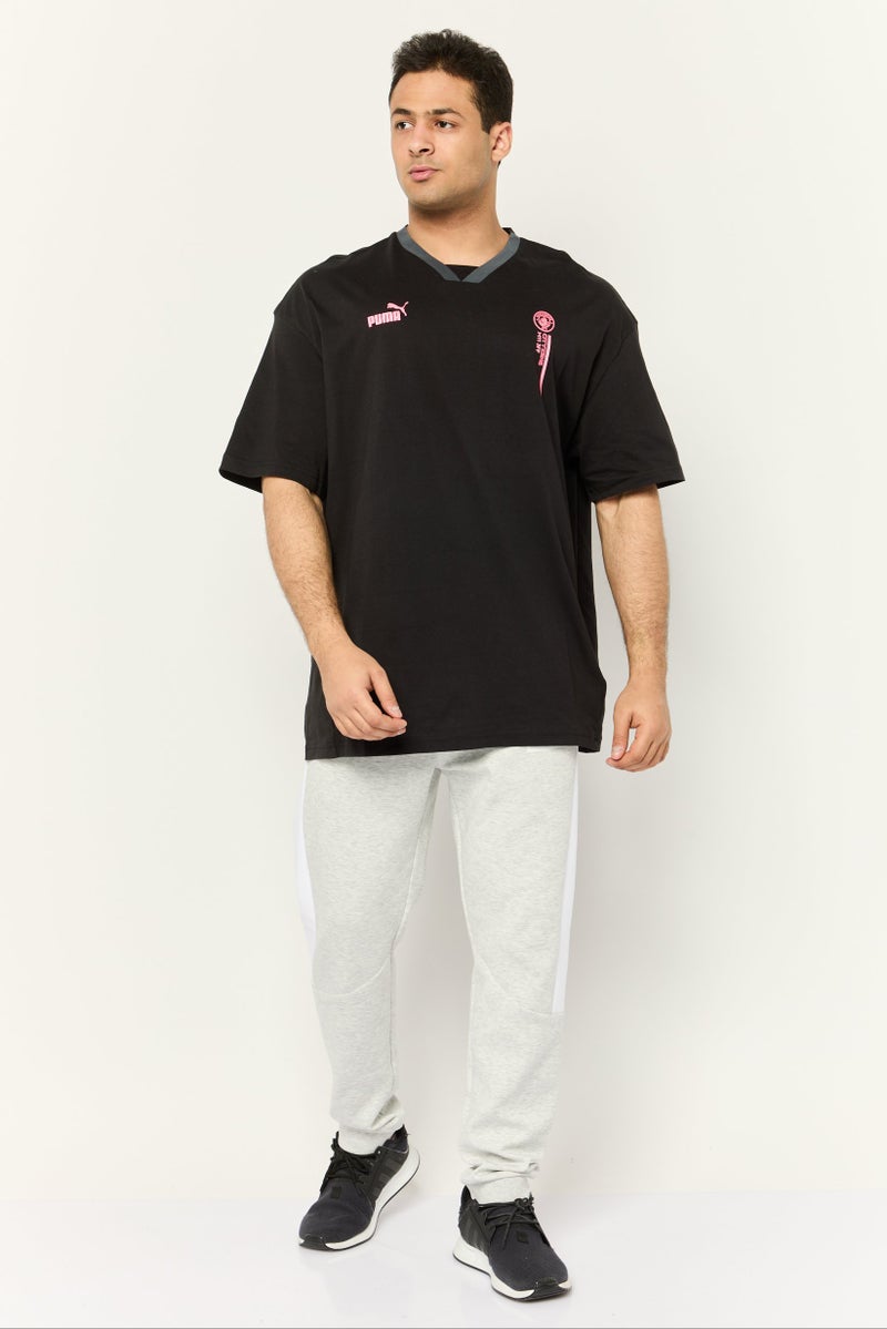 PUMA Men Sportswear Fit Short Sleeves Manchester City Football Culture T-shirt, Black - Image 2