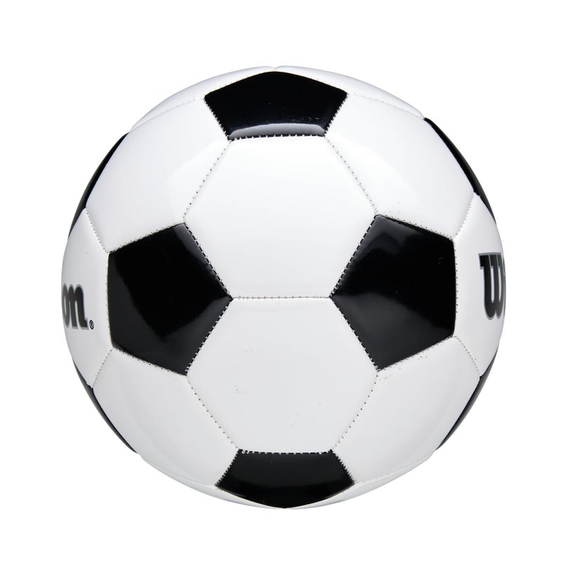 WILSON Traditional Soccer Ball - Size 3, Black/White - Image 3