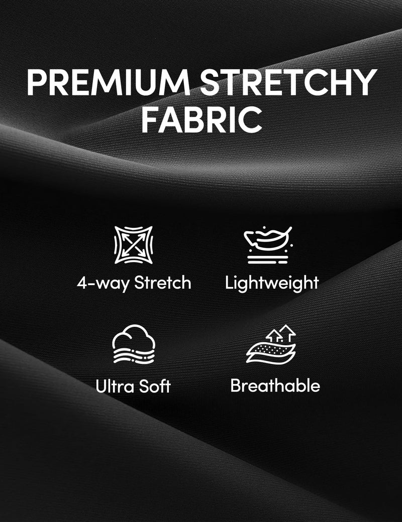 IUGA Womens Dress Pants Wide Leg Pull On Stretchy Work Pants Women High Waisted Business Casual Trousers with Pockets - Image 4
