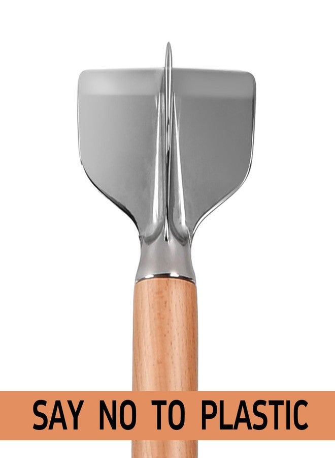 ANZIUS Stainless Steel Meat Chopper, Stainless Steel Meat Masher, 11 Inch, Ground Beef Chopper Tool, Metal Meat Masher, Ground Meat Smasher, Hamburger Smasher Tool - Image 3
