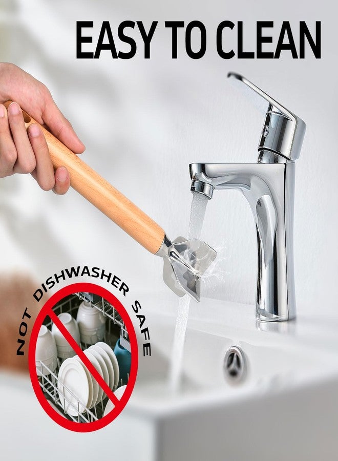 ANZIUS Stainless Steel Meat Chopper, Stainless Steel Meat Masher, 11 Inch, Ground Beef Chopper Tool, Metal Meat Masher, Ground Meat Smasher, Hamburger Smasher Tool - Image 4