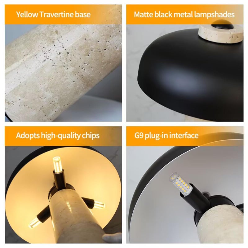 SAXAYWWD Desk Lamps LED Night Light Bedside Lamp Decorative Lamp Desk Reading Light Cave Stone Table lamp - Image 3
