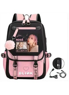 LISA Casual Backpack With USB Port For Men And Women