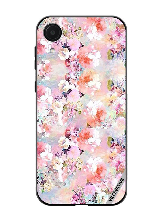 VR CREATIVE Protective Case Cover For Samsung Galaxy A03 Core Flower Design Multicolour - Image 1