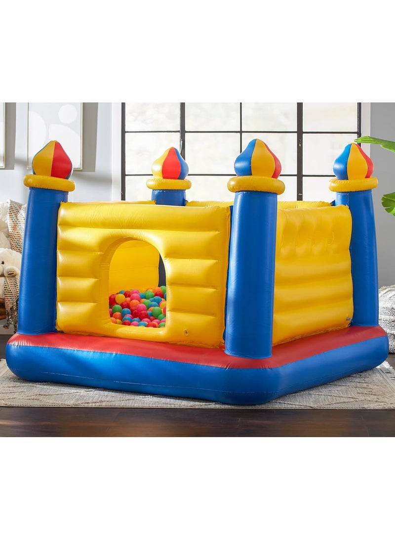 INTEX Jump-O-Lene Inflatable Castle Bouncer 175x175x135 Cm - Image 3