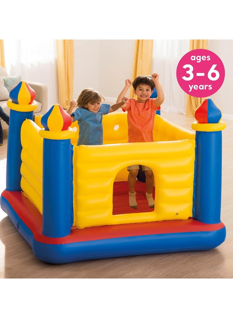 INTEX Jump-O-Lene Inflatable Castle Bouncer 175x175x135 Cm - Image 2