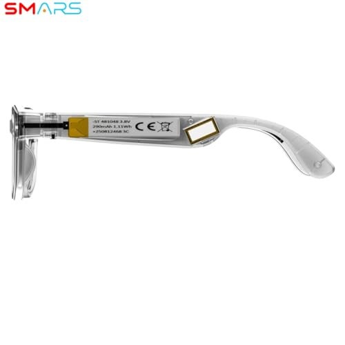 smars Smart AI Glasses with - Built-in Camera I 800W Photo Resolution I 1080P 30FPS Video Recording I Photochromic Lenses I Voice Recording I Bluetooth Calling - Image 2