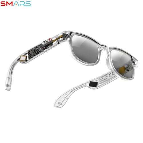smars Smart AI Glasses with - Built-in Camera I 800W Photo Resolution I 1080P 30FPS Video Recording I Photochromic Lenses I Voice Recording I Bluetooth Calling - Image 5