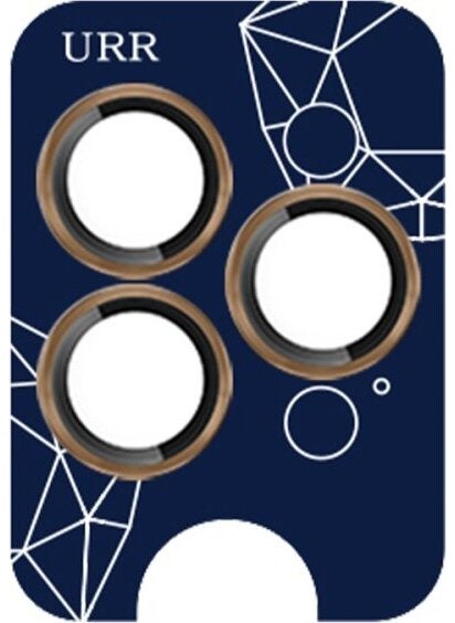 Techmaster Urr iPhone 16 Pro Max Sapphire Pvdss Camera Lens Protector - Gold  - Image 1