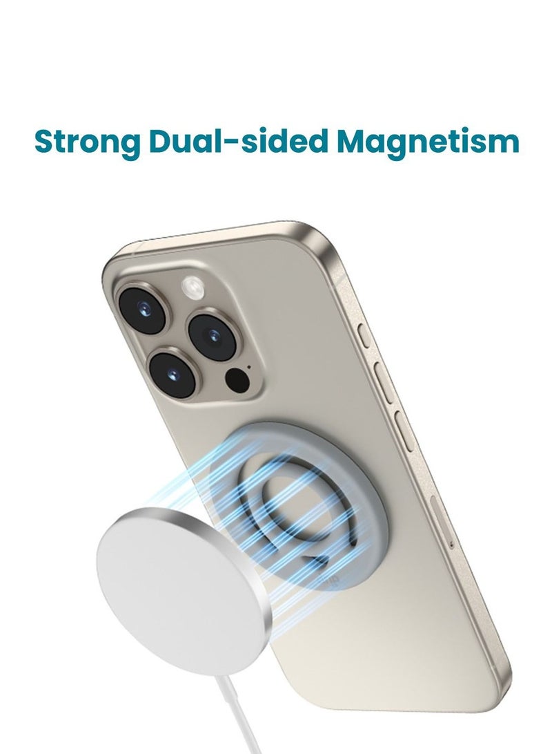 DRIP Mobile Holder with MagSafe Support and Silicone Ring - Blue - Image 3