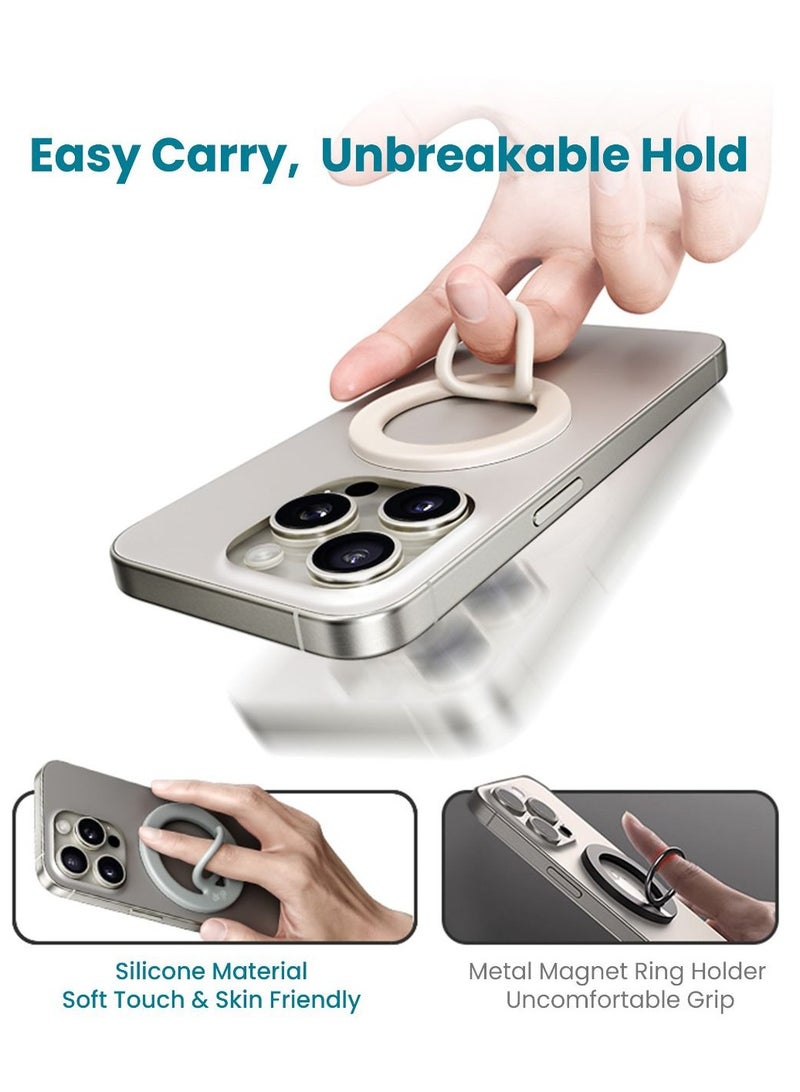 DRIP Mobile Holder with MagSafe Support and Silicone Ring - Blue - Image 4