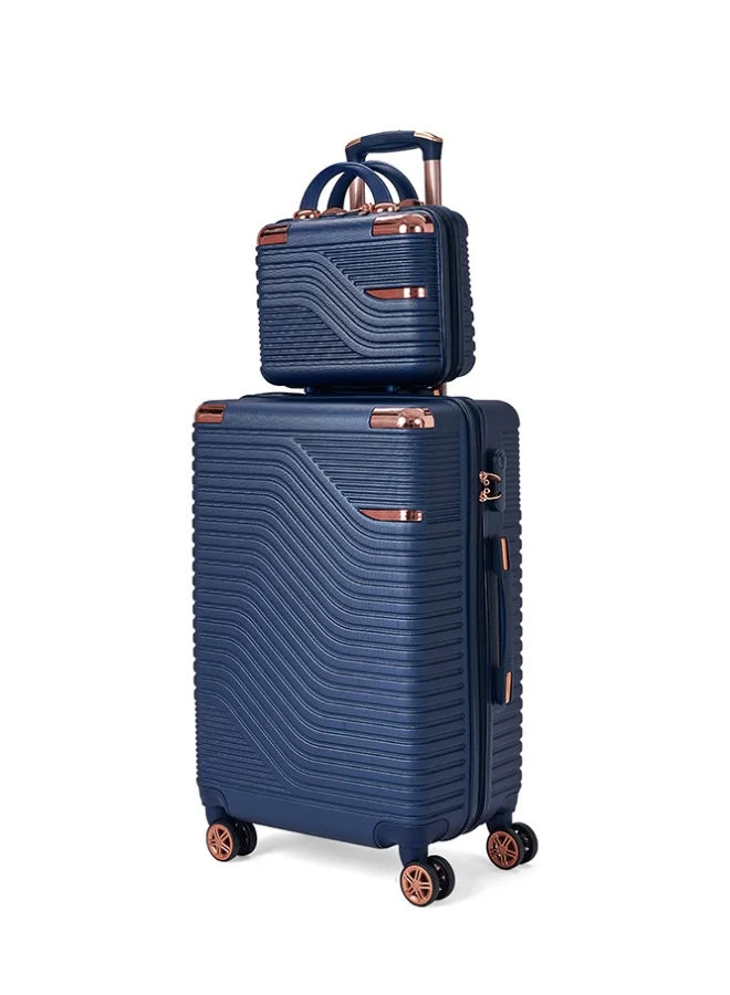 LIMRA Travel Bags Luggage set 5 pieces travel Bags with a distinctive design from limra Navy
