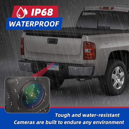 Dngbymx Backup Camera Rear View Camera Compatible with 2014 2015 Chevy Silverado Cheyenne GMC Sierra 1500 2500 HD 3500 HD Replaces # 22803702 23306741 - Image 4