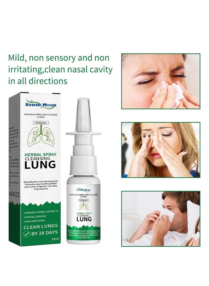SOUTH MOON Nasal spray relieves nasal congestion, runny nose, nasal discomfort, nasal cavity cleaning nursing liquid - Image 2