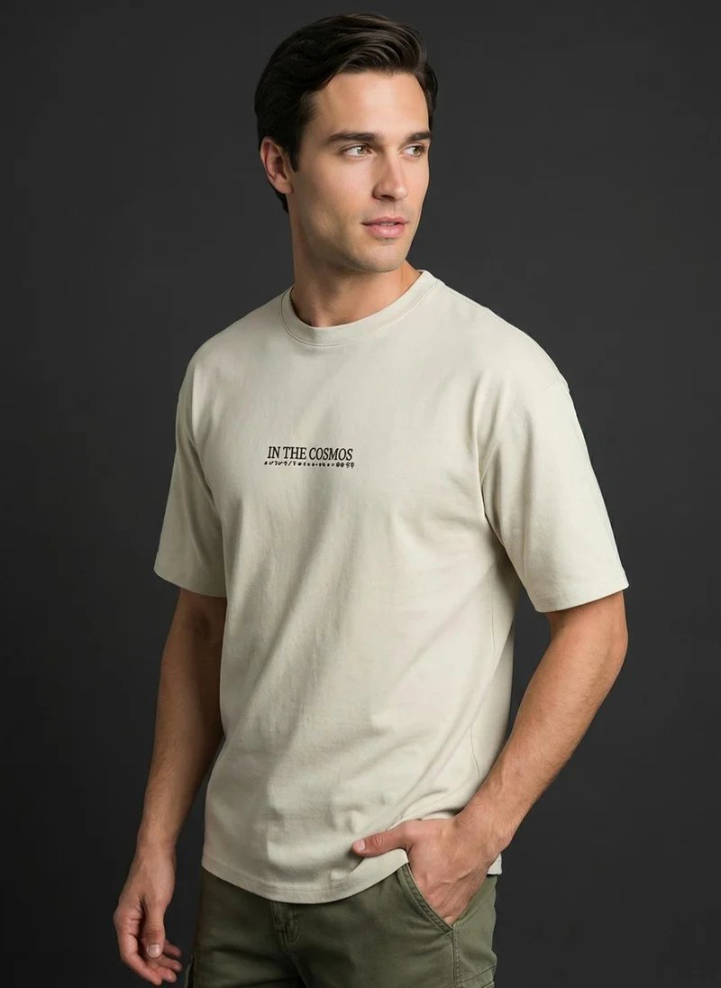NOBERO  NOBERO Men's Premium Oversized Printed T-Shirt for Men | Best Price UAE
