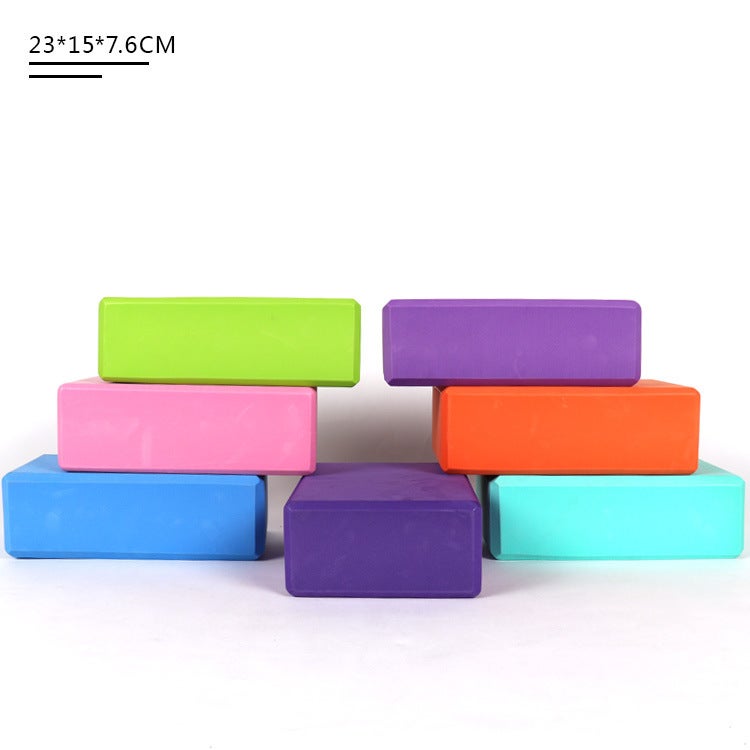Generic EVA yoga brick weight 120g printable carved LOGO dance auxiliary tool yoga auxiliary supplies 120g orange