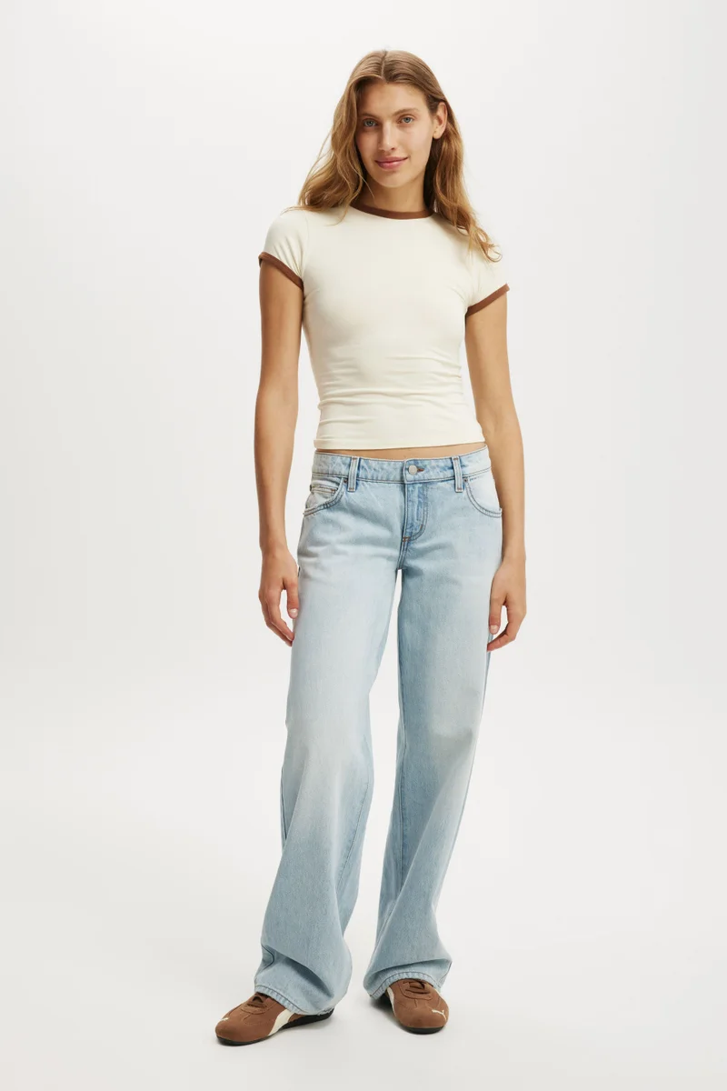 Cotton On Low Rise Straight Jean