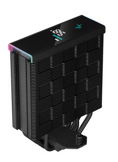 DEEPCOOL AK400 Digital CPU Air Cooler – 224W TDP, Real-Time LCD Status Display, ARGB Lighting, FK120 FDB Fan, 4 Direct-Contact Heatpipes, Black Matrix Fin Tower Design, Intel & AMD Compatible, Silent Operation, All-Metal Mounting Kit | AK400-BKADMN-G  - Image 4