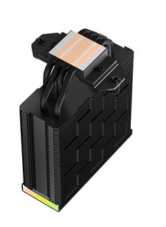 DEEPCOOL AK400 Digital CPU Air Cooler – 224W TDP, Real-Time LCD Status Display, ARGB Lighting, FK120 FDB Fan, 4 Direct-Contact Heatpipes, Black Matrix Fin Tower Design, Intel & AMD Compatible, Silent Operation, All-Metal Mounting Kit | AK400-BKADMN-G  - Image 5