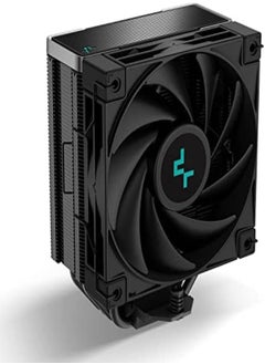 DEEPCOOL AK400 Digital CPU Air Cooler – 224W TDP, Real-Time LCD Status Display, ARGB Lighting, FK120 FDB Fan, 4 Direct-Contact Heatpipes, Black Matrix Fin Tower Design, Intel & AMD Compatible, Silent Operation, All-Metal Mounting Kit | AK400-BKADMN-G  - Image 1