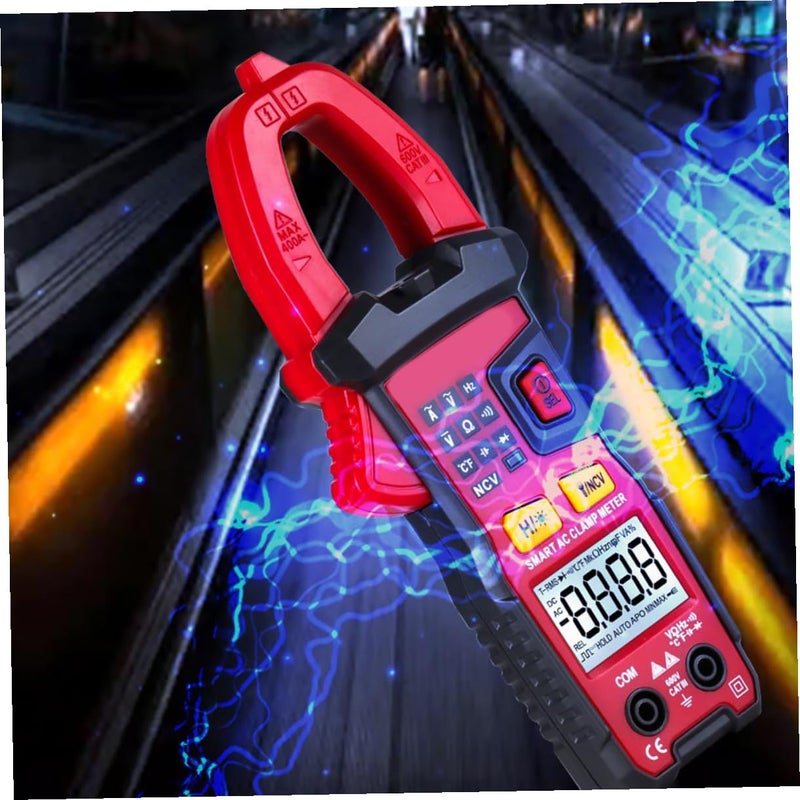 Auto Range Digital Clamp Multimeter Voltage Tester AC DC Ammeter Low Impedance Compact Professional - Image 5