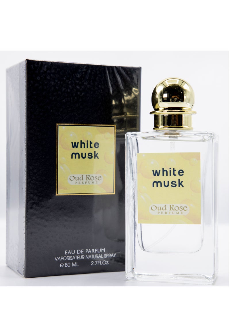 Oud Rose PERFUMES Musk For Unisex Eau De Parfum 80ml - Image 1