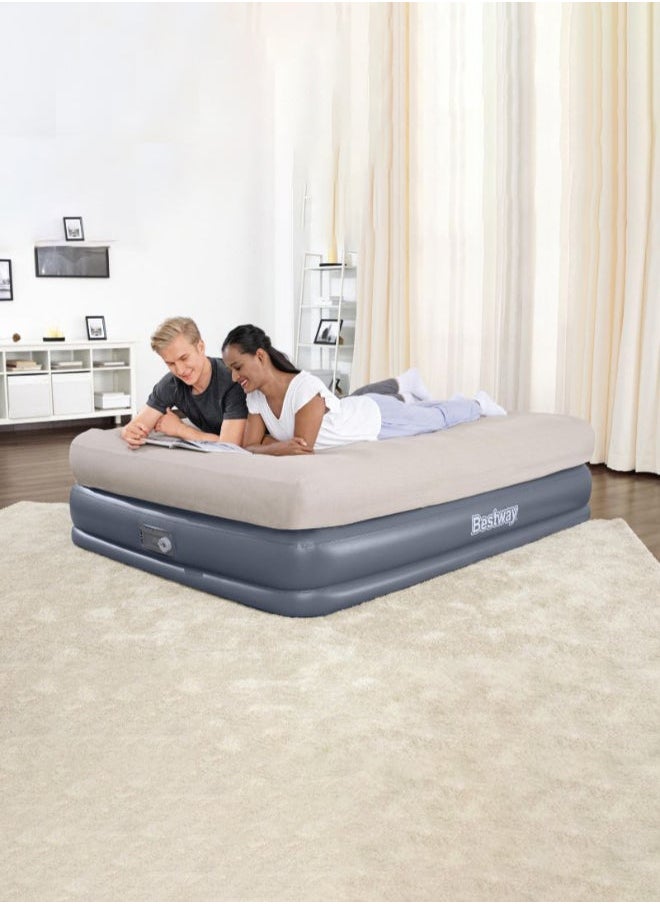 Bestway - Inflatable Air Mattress - King Size Air Bed, Comfortable and Perfect for Camping and Home Use, Automatic Inflation - 2.03m x 1.52m x 51cm - Model 26-67925 - Image 1