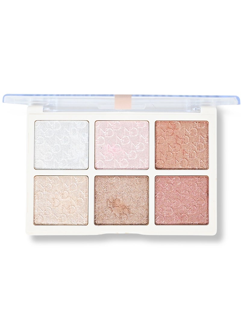 مي دريم باليت هيلايت اضاءه سته الوان - Image 2