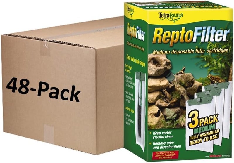 Tetra 25845 144 Count Medium ReptoFilter Filter Cartridges - Image 1