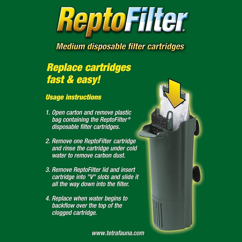 Tetra 25845 144 Count Medium ReptoFilter Filter Cartridges - Image 5