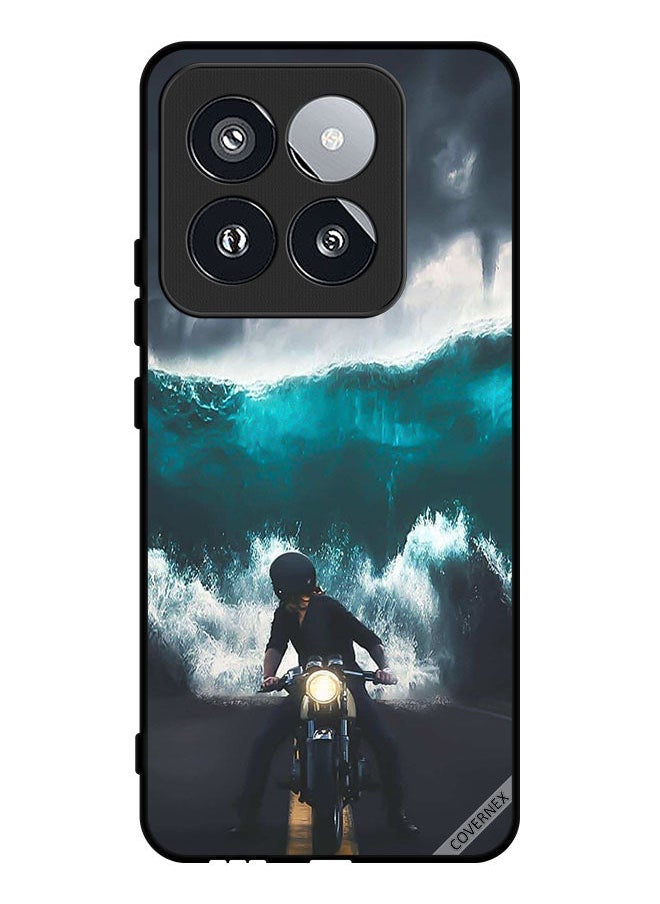 Covernex Protective Case Cover For Xiaomi 14 Pro Water Wave Art  - Image 1