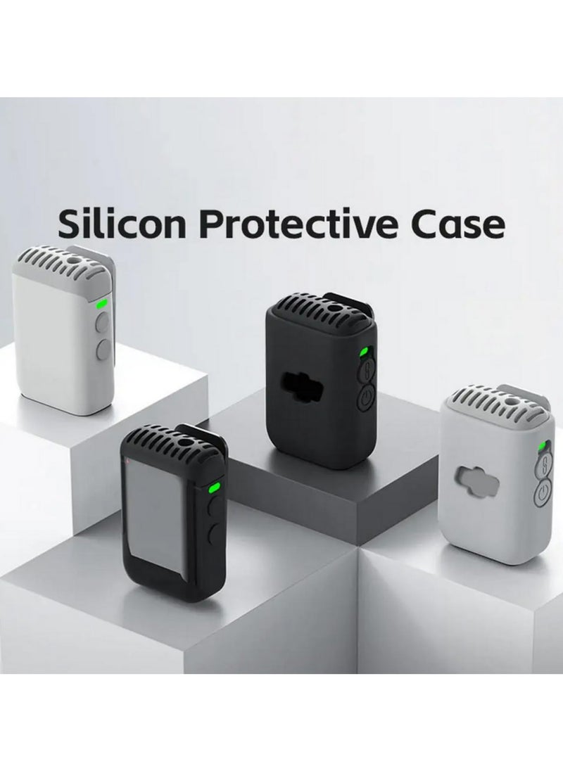 Generic For DJI Mic 2 Silicone Protective Case Wireless Microphone Charging Cover Dustproof Anti Scratch Wear Resistant Shockproof Soft Elastic Shell with Charging Port Accessory  - Image 3