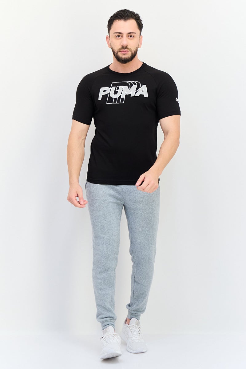 PUMA Men Sportswear Fit Short Sleeve Outdoor T-Shirt, Black - Image 4