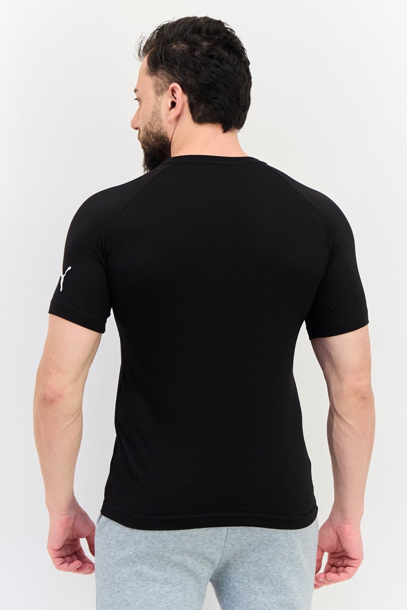 PUMA Men Sportswear Fit Short Sleeve Outdoor T-Shirt, Black - Image 3