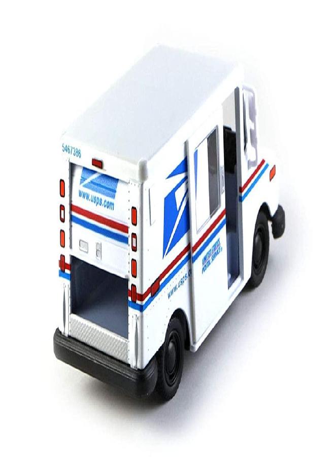 Kinsmart United States Postal Mail Truck USPS 1987 Grumman LLV 1:36 Scale Die Cast Metal 5 Inch Model Toy Truck - Image 4