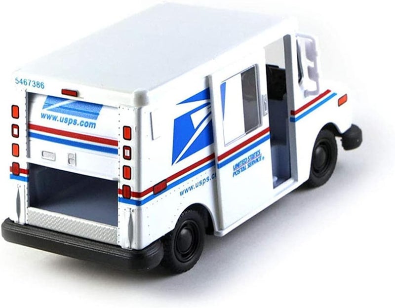 Kinsmart United States Postal Mail Truck USPS 1987 Grumman LLV 1:36 Scale Die Cast Metal 5 Inch Model Toy Truck - Image 2